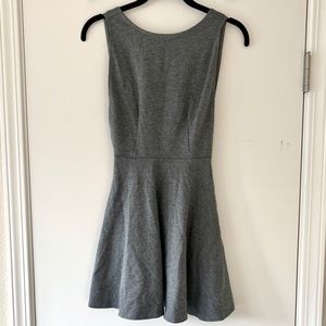 American Apparel Gray Skater Dress Small